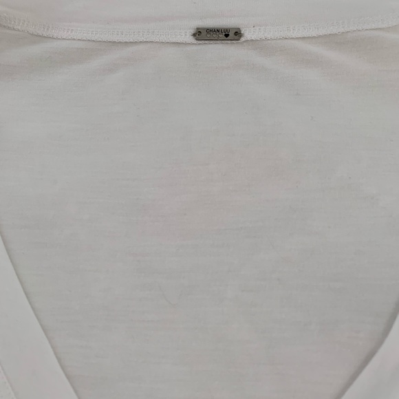 Chan Luu Designer White Cardigan - Picture 2 of 5